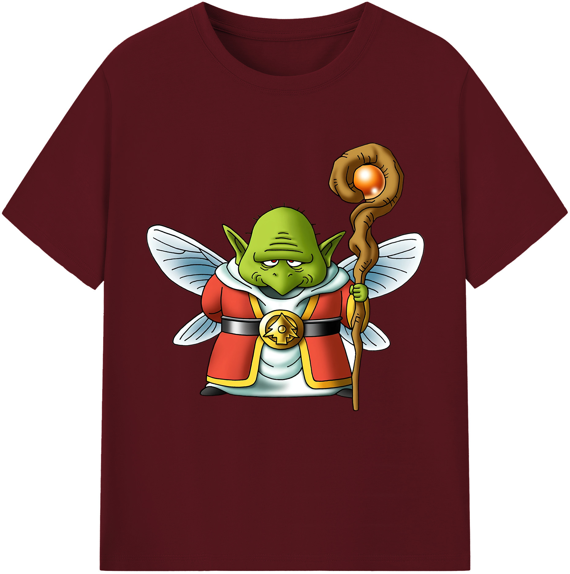 （画像用） ドラゴンクエスト Doragon Kuesuto Dragon Quest 綿100％半袖Tシャツ（フロントプリント）